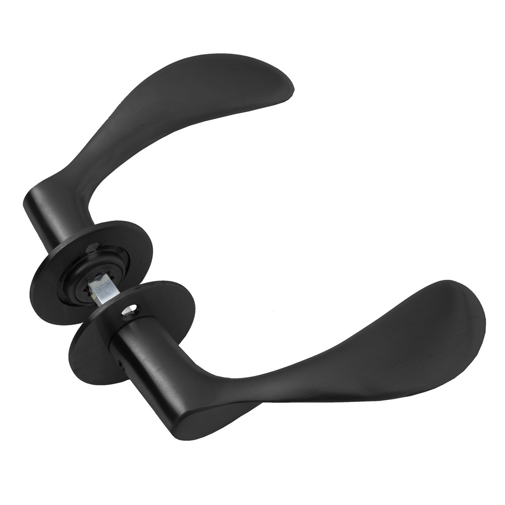 Arne Jacobsen sort messing 111 mm